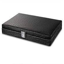 XZJJZ Cigar Box Cigar Box, Cigar Humidor Professionale, Portatile Cedar + PU Coccodrillo Cigar idratante Confezione Regalo con igrometro Luogo 25 Cigars