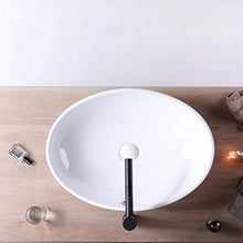 Yxx max -Lavabo Art Lavatoio controsoffitto Bacino di Ceramica lavello for Guardaroba Bagno Bianco Moderno (Senza Rubinetto) -60x44x16cm Lavandino del lavabo
