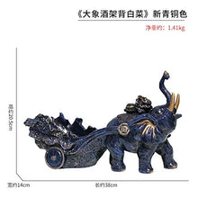 LHQ-HQ Decorazioni Arte Artigianato Elephant Raffreddamento di Vino Decorazione Vino Rack Regalo Mobile TV