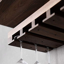 Leifeng Tower Classico Wine Rack Creativa di Noce Nera Parete Rack Hanging Supporto di Tazza di Vino Rack Calice Titolare Wine Rack (Color : A)