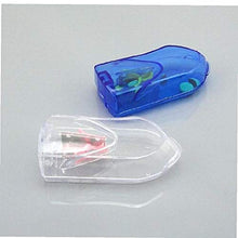 Pillola di plastica Cutter Splitter Divisore con Design ergonomico per il taglio di piccoli pillole e grandi pillole blu domestici