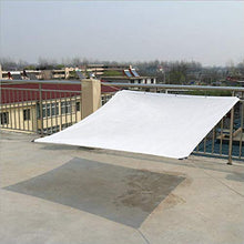 BYWWANG Rete Bianca dell'ombra del Parasole della Piscina della Copertura del Posto Auto Coperto della Protezione delle Piante del Balcone dell'ombra Bianca