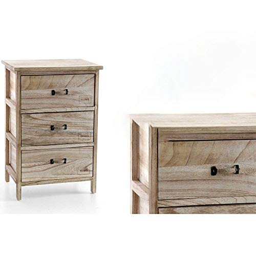 GALANO ISCHIA CASSETTIERA LEGNO HOME 3 CASSETTI