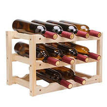 CYQ Portabottiglie per Vino in Legno massello Portabottiglie per Vino da Ristorante Portabottiglie per Vino per Hotel Smoke Portabottiglie per Vino Rosso 46x28x24cm