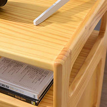 DGHJK Mobili per la casa, Comodino Portatile in Legno massello, Soggiorno, Camera da Letto , Comodino , armadietto Laterale, armadietto con 2 cassetti , 14.3''x15.7''x20.4 ''