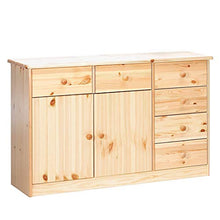 Steens Mario Credenza, Beige (Finitura Naturale), 73.1 x 34.6 x 115 cm