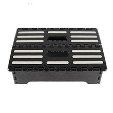 Tastak Lungo Antiscivolo Sgabello, Bagno di plastica Sgabello, Sgabelli for Bambini Pieghevole Sgabello Adatto for Famiglia Pesca Bagno, Bianco e Nero Pressione Resistente e Facile da Pulire
