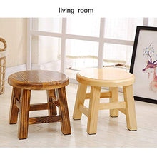 Sgabello Cambiare Le Scarpe Pino Famiglia in Legno massello Moda Creativo Semplice Moderno Tavolino da caffè Adulto Quadrato Alto 26cm LCSHAN