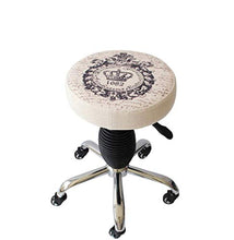 Poltrone Nubao Sgabello regolabile su rotelle, Physique Scopare Sgabello con Corona modello panno di lino sedile, Altezza regolabile 45-57 cm, Reggere il peso di 160 Kg, Fotografia Stoolfor Ufficio La