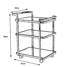 YIN YIN Carrello per ripiani Carrello for mensole, cremagliera da cucina in acciaio inossidabile moderno e semplice, elegante e intelligente hotel da cucina di alta qualità, cremagliera for dolci da c