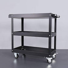 YIN YIN Carrello per Ripiani Carrello for Ripiani, scaffale for Soggiorno in Metallo Robusto Robusto Multistrato for Camera da Letto Mobile for Passeggino Mobile, Nero, 71X36X76 cm Carrello a rulli