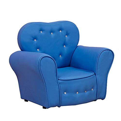 Chengzuoqing-Home Divano per Bambini Poltrona Grande Regalo Singolo reclinabile Divano seggiolini for Bambine e Bambini (Blu) Interno ed Esterno (Colore : Blu, Dimensione : 49x41x59cm)