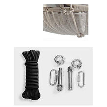 Swing Chair for Room Rattan Hanging Sedia da Giardino Cortile Altalena appesa Carrello Doppio Turno Garden Vaso Appeso Divano Coperta Balcone Villa Hammock Rattan Swing Chair Cushion