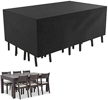 STZYY Coperture per mobili da Giardino, Anti-Particelle di Sabbia/Nebbia di Polvere, Copertura per mobili Rettangolare per terrazza, Anti-UV, Antivento, Copertura per Tavolo e Sedia da Esterno,