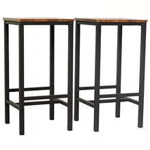 yelloo MOD. Ibiza Set 2 SGABELLI Marrone Sgabelli Alti Sgabelli da Bar Sgabelli Bar Cucina Mobili Bar Salotto