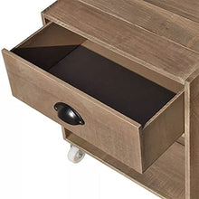 Comodino con Cassetto, 2 Pezzi Comodino con 4 Ruote, Comodini da Notte con Cassetto e Ripiano Organizzatore da Letto Comodini da Salotto, per Camera Da Letto, Moderno, Marrone, 38x31.5x46.5cm