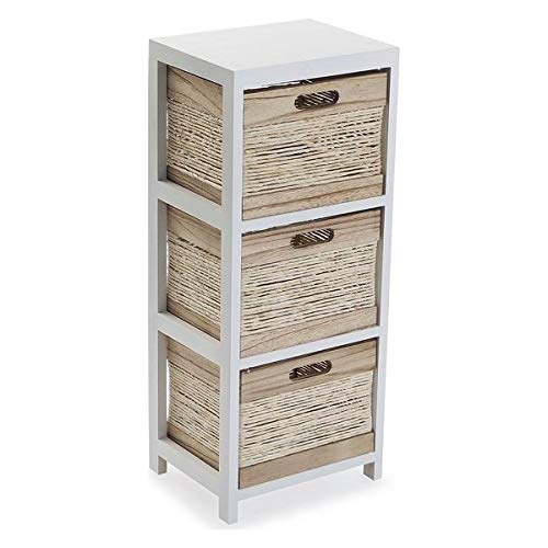 BigBuy Home Cassettiera (24 x 72 x 30 cm)