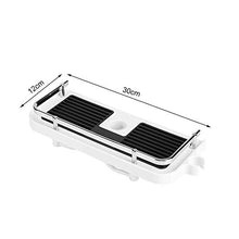 Mensola per Bagno Vassoio/Mensole Angolare per Doccia da Appendere/Altezza regolabile/Adatto per Asta della Doccia 22mm-24 mm/bianco