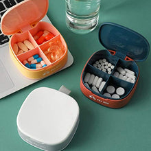 Cabilock 3Pcs Pillola Organizer Mini Pillola Caso Pillola Medicina Vitamina Box Contenitore Portatile per La Conservazione della Pillola