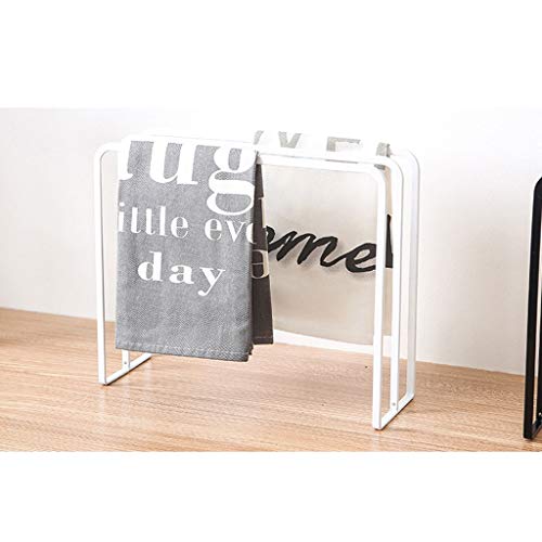 Porta asciugamani bagno da parete, Portasciugamani 3 strati, portasciugamani da tavolo 12x9,9 pollici bagno di stoccaggio cucina portasciugamani (nero) moderno e minimalista (Color : White)
