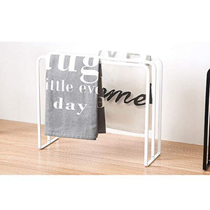 Porta asciugamani bagno da parete, Portasciugamani 3 strati, portasciugamani da tavolo 12x9,9 pollici bagno di stoccaggio cucina portasciugamani (nero) moderno e minimalista (Color : White)