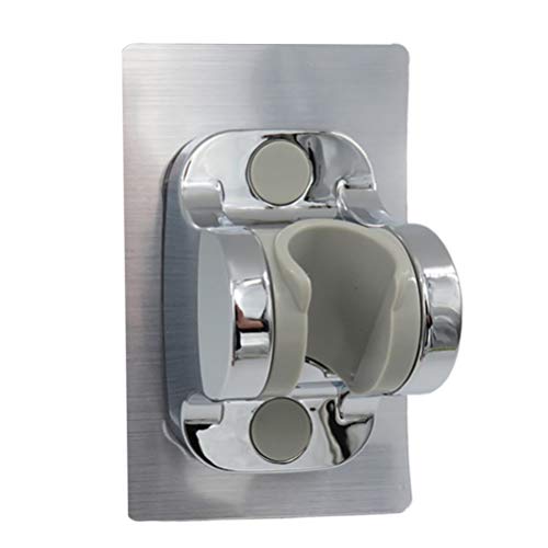 TOPBATHY Forte Supporto per Soffione Adesivo Supporto per Bacchetta per Doccia Regolabile Supporto per Soffione per Doccia a Parete per Bagno di Casa