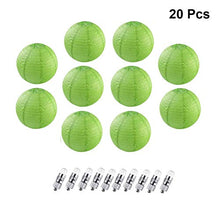 ARTFFEL Vola Carta LED Lanterna Rotonda Pieghevole Lanterna appesa Wedding Scene Decoration Lampada a Sospensione a LED 20PCS .Compleanno