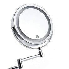 YHtech. LED 10X di ingrandimento Trucco rasatura Specchio da Toilette Bagno Montaggio a Parete a 360 °