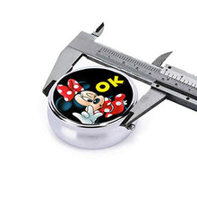 It's Ok Minnie Mouse rotondo pillola scatola portatile medicina organizzatore titolare tre scomparti pillola caso