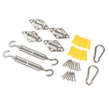 SM SunniMix Kit di Hardware Installazione Vele Tenditore Moschettoni Ganci Acciaio Inox - 6mm