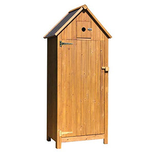 TheGoodGarden Mobiletto in Legno da Esterno Utile 3-77x54x197 Cm
