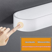 ZLDM Nord Europa Bianco portasalviette Bagno da Muro Spazio in Alluminio Asta Singola Barra Porta Asciugamani 30 cm Corrosione Resistente portasciugamano per Bagno Cucina Balcone