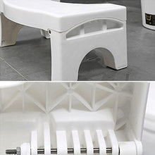 MGMDIAN Sgabello WC - Sgabello con piedistallo Sgabello toeletta in plastica Sgabello da Bagno Sgabello Pieghevole - Sgabello Tozzo Accessori da Bagno