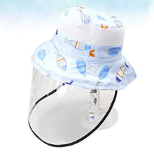 TOYANDONA Bambini Visiera Cappello Trasparente Visiera Copricapo Protezione per Il Viso Protezione per Il Viso Anti Sputo Anti-Nebbia Visiera Cappello per Bambino Forniture Esterne (46 Cm)