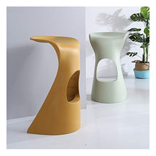 WDX- Bar Stool Bar Stool Moda Creativa Bar Chair Casa Schienale Alto Seggiovia Bar Stool Rotante ad Alta Sgabello Sgabello Colazione Ristorante Ascensore Sgabello Confortevole (Color : Green)