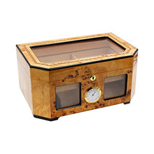 Humidor Armadio per Sigari Umidificatore Idratante A Temperatura Costante Scatola Idratante in Legno di Cedro Set per Fumatori di Sigari Gli Accessori per Sigari Possono Contenere 50 Sigari