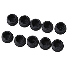 Kirmax 10 Pezzi Sedia Tavolo Piedi Diametro 25mm Poly Plastica Tappo Tubo Tondo Inseriti