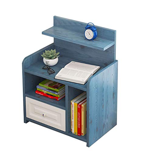 Comodino Moderno in Legno massello Minimalista Scaffale Camera da Letto Piccolo Armadio Semplice Armadio Economico Mini armadietto FANJIANI