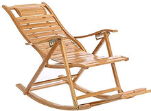 Reclinabili Bamboo Sedia a Dondolo Bambino Sedia Pieghevole per Adulti Casa Poltrona Sedia Cool Sedie Fretta Sedia anziana Pranzo Pranzo Pranzo Sedia