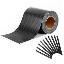 LSXIAO 19cm Schermo Recinzione Copertina, Privacy Striscia di Pannelli, Vista in PVC Parabrezza con Clip di Fissaggio in PVC per Recinzione in Rete Metallica A Doppia Barra