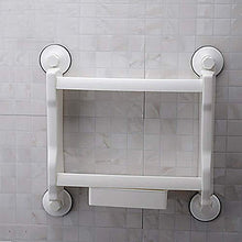JKCKHA Northern Europe. Beautiful White quadrilatero Bagno Adesivo Mensola plastica Moderna 1 Piece - Hotel Bathroom Montaggio a Parete Multifunzione