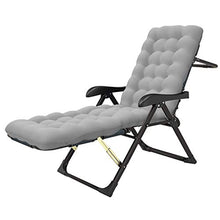 SHUAIIJUAN Sedia per il tempo libero domestico Pieghevole Lounge sedia regolabile pieghevole sedie a sdraio da spiaggia sedie a sdraio Garden Beach Patio Piscina reclinabile Sedia con cuscino staccabi