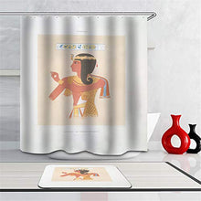 LIYAN Combinazione Bagno. Immagini Chiare E Colori Vivaci Rendono Il Tuo Bagno Pieno di Vita. Accessori da Bagno. Antichi Murales Egiziani.