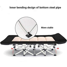 ZHANGYY Lettino da Campeggio Pieghevole Leggero e Resistente con Materasso, Lettino da Campeggio Pieghevole, Letto per Dormire, per Adulti Prendere Il Sole in Spiaggia, Patio, Spiaggia, escursionism