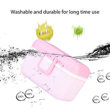 SALUTUYA Scatola portaoggetti, sicura e Non tossica, la Scatola per Alimenti complementare per Neonati può Essere utilizzata nel Frigorifero e nel microonde,(Pink)