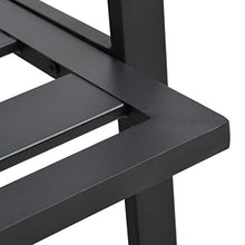 Tidyard Set Divani da Giardino 5 pz con Cuscini Alluminio Grigio Scuro,2 pz Divano 2 Posti+1 Poltrona+Tavolino Laterale+Tavolino,Salotto da Giardino,Divano da Giardino in Alluminio