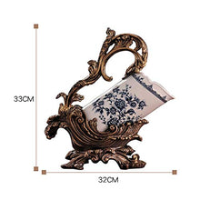 Semplicità Elegante Creativo Retrò Resina Di Bronzo Ceramica Dipinta a Mano Portabottiglie Home Desktop Decorazione Bar Veranda Decorazioni per Ristoranti Portabottiglie Portatile Bello Ed Elegante,