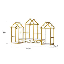 AMBH A Parete Wine Rack Shelf Stile Europeo | Bottiglia di Vino cremagliera in Ferro | Holder Calice | Ristorante Wine Glass Rack L110 × H60 × W20CM N20.02.15 (Color : Black)