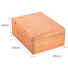 SHAOXI Vassoio di Cenere di Sigaro Desktop Cigar Humidor, Cedar Cigar Box di stoccaggio Bene Seal Design con Vassoio e divisore Regolabile