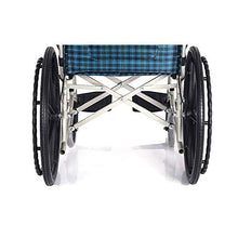 Sedie A Rotelle Semoventi, Manuale di Viaggio di Transito Portatile, Pieghevole in Lega di Alluminio Leggero Scooter per Anziani Disabili con Freno Pneumatico Gonfiabile Carrello per Scooter per Anzi
